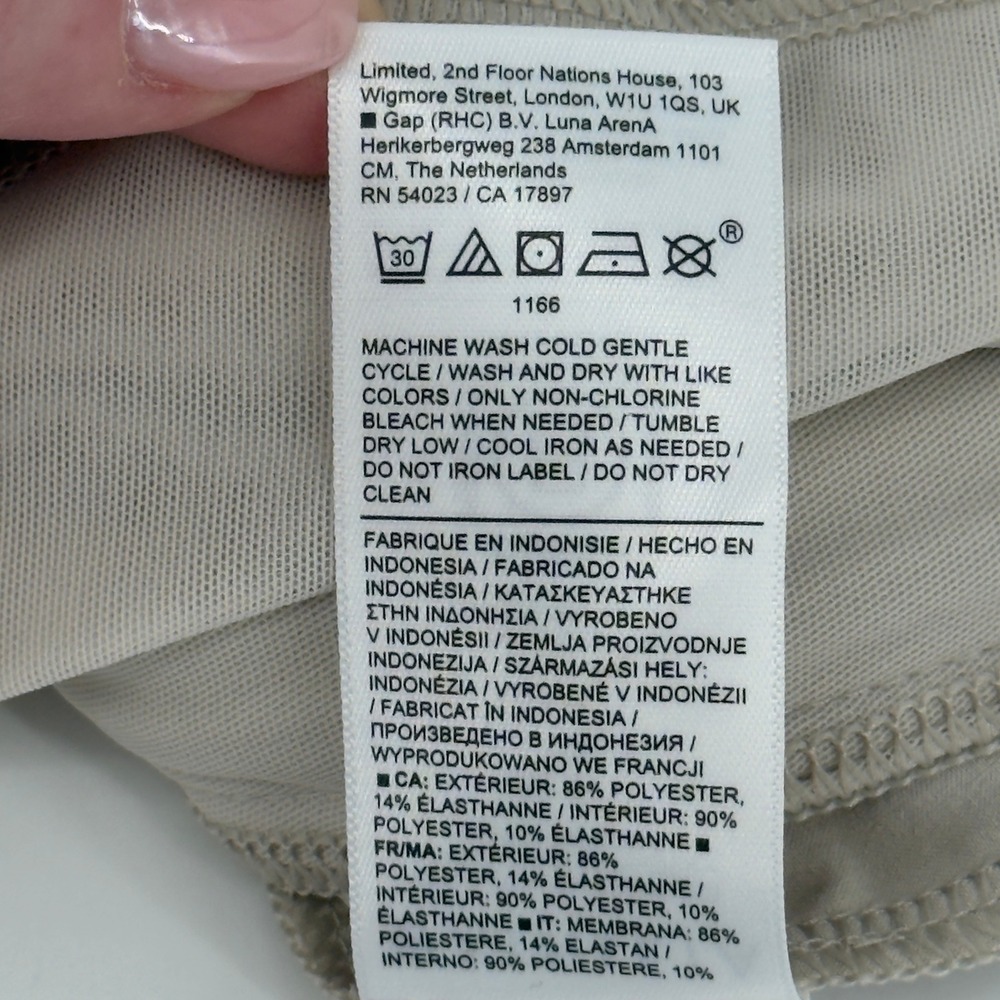 Athleta Soho Skort Beige Built In Shorts Athletic Golf Tennis Skirt 10 - Picture 8 of 9